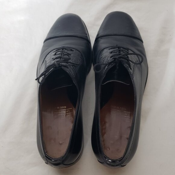 Bruno Magli Made in Italy Genuine Alligator Leather Men\'s Dress Shoe Black 8.5M main image 5